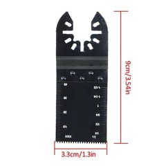 100 Pack 30mm – 90mm Universal Quick Release Durable Oscillating Tool Saw Blades