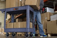 Industrial Utility Service Cart 500 lb Capacity W/ 40×17 Inch Extra Large Size