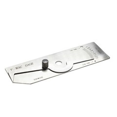 HFS(R) V-WAC Single Weld Gage Welding Inspection Thread Gauge Inch Stainless