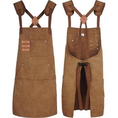 Adjustable Crossback Thick Canvas Apron for Men and Women in Various Scenarios