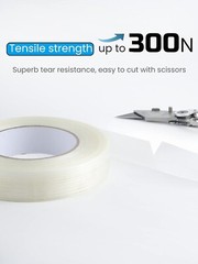 10 Rolls Filament Reinforced Strapping Fiberglass Tape 5.9 mil – 1 in. x 60 yds