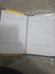 Franklin Covey Easy Plan Wire-Bound Weekly Planner Leather Brown 5.5″x 8.5″