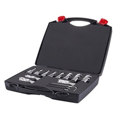 VEVOR Annular Cutter Set HSS Magnetic Drill Bits 13 PCS Weldon Shank 1″ Depth