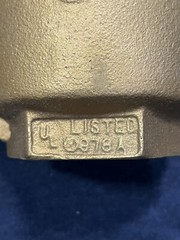 Brass Angle Hose Valve 2-1/2” FNPT x 2-1/2” FNPT, 300 psi *MADE IN USA*
