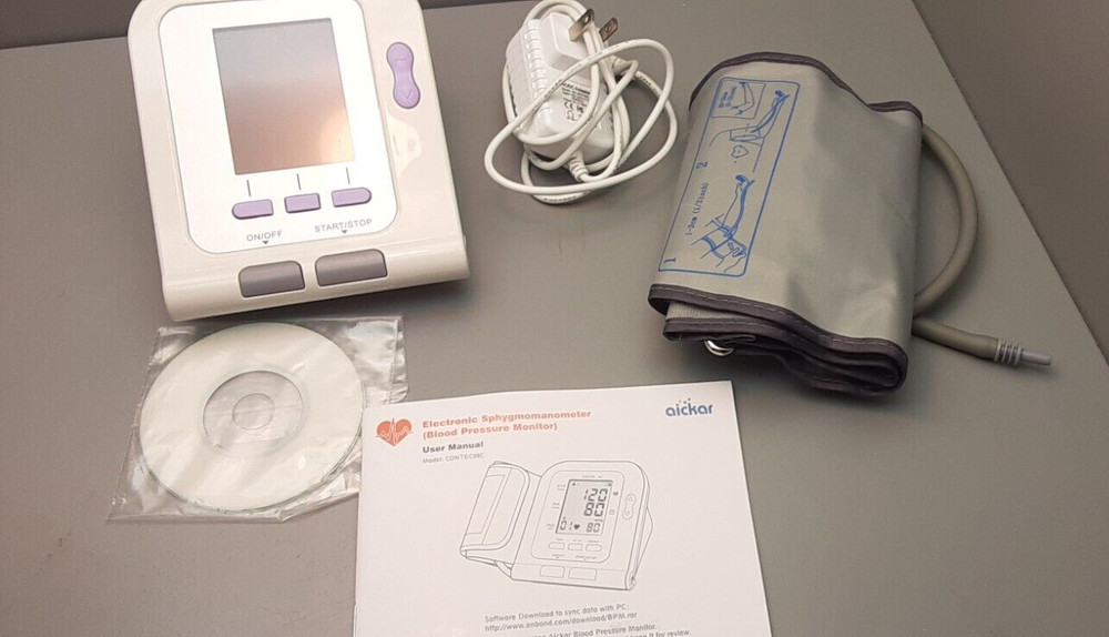 AICKOR Household automatic LCD screen electronic sphygmomanometer 1 Cuff USA