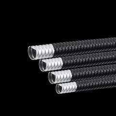 Stainless Steel Metal Condui Black Flexible Conduit Tube PVC Coated Liquid-Tight
