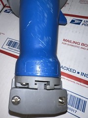 HUBBELL HBL560P9W 60A 120/208VAC PIN&SLEEVE PLUG 4P5W W/BUSHING *USED* ⚡️💥🔥