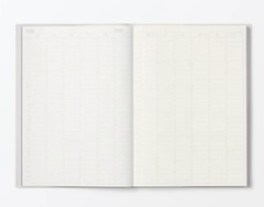 Muji 2026 Monthly Weekly Planner White-Gray Start 2025.12 A6 or B6 or A5 or B5