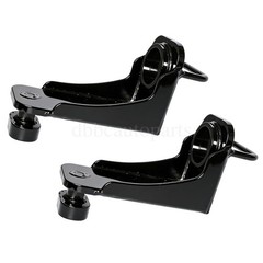 2PCS Shipping Container Jack Lug Leveler Heavy Duty U-Shaped Handle 50000LBS
