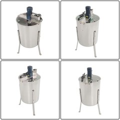 4/8 Frames Stainless Steel Electric Honey Extractor Beekeeping Equipment 140W