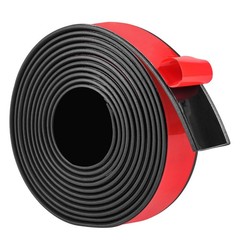 Adhesive Neoprene Rubber Strips 1 Inch x 1/16 Thick x 15 Ft Long Seal Gasket