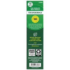 Ticonderoga Wood-Cased Pencils, Pre-Sharpened, 2 12 Count (Pack of 1), Yellow