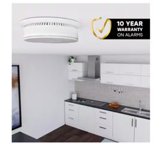 USI Hardwired and 1-Year Battery Backup Smoke Detector with Photoelectric Sensor