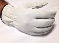 12 Pair Pack, Goat Skin Grain Leather Drivers, work safety gloves (PPE)
