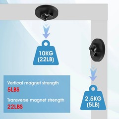 60 Pieces Magnetic Zip Tie Mount Multipurpose Cable Holder Magnets Bases