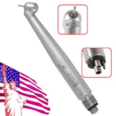 1/5Pc NSK Style Dental 45 Degree Surgical High Speed Handpiece Push Button 4Hole