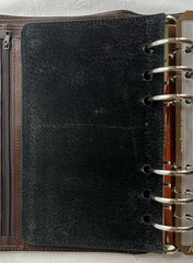 Gillio Firenze Compagna Personal 30mm Dark Brown Italian Leather Planner