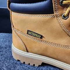 Brahma Hubert Work Boots Mens 11 Wheat Waterproof Leather Oil ResistantSoft Toe