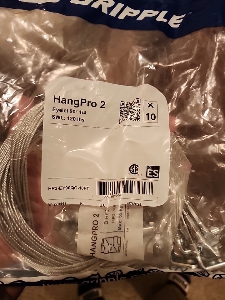 Gripple Wire Stud Hangfast Hanger system For HVAC Duro DYNE