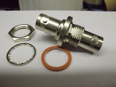 Amphenol BNC Bulkhead Jack to Jack Adapter 31-220, UG-492A/U