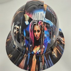 full brim hard hat custom hydro dipped IN WICKED WOMEN / NAUGHTY BOY EXTREME NEW