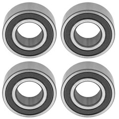 Caltric 5206-2RS 52062RS 3206-2RS Double Row Ball Sealed Bearings 30×62.2×23.8