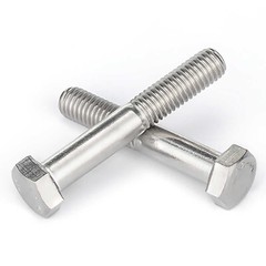 M8 Hex Cap Bolts / Screws, A2 Stainless Steel, 1.25 Coarse DIN 933 931 Tap 18-8