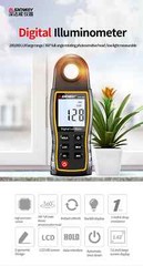 Light Lux Meter LCD photometer Illuminometer Luminometer 200,000Lux Temp light