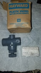 HAYWARD NV10050T 1/2″ PVC Needle Valve, NEW OLD STOCK.