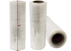 Sigma Steel Hand Stretch Shrink Pallet Wrap Cast Film 80 Gauge 16″ x 1500′ Roll