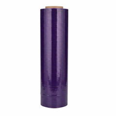 8 Rolls Cast Hand Stretch Wrap 18″ x 1500′ 47 Gauge, Tinted Purple Shrink Film