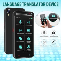 5.0″ touch Screen 138 Language Translator Two-Way Voice online offline translate
