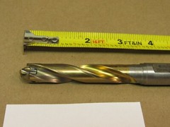 Ingersoll .531 – .547 13.5-13.9 mm Insert Drill TD1350067C0R01 Gold Twist 5xD