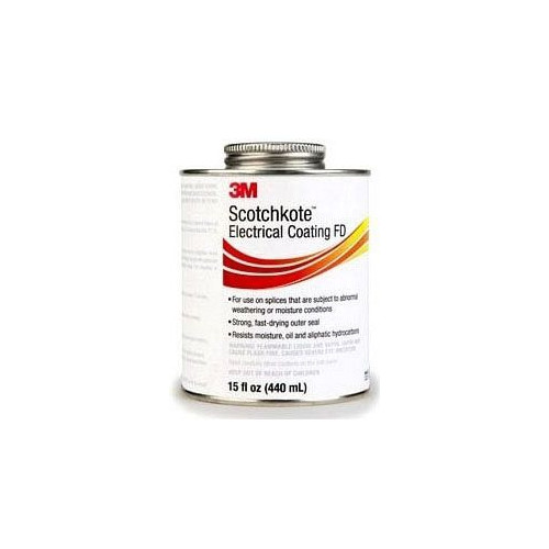 Scotchkote SCOTCHKOTEFD, 15 Fl Oz, Dark Brown Electrical Coating, 1 pc
