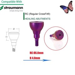 US Fit Straumann ITI RC Healing Abutment & Closure Cap Titanium Regular Platform
