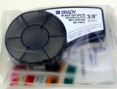 Brady 110893 BMP21 Series Nylon Cloth Patch Panel Wire Cable Labels M21-375-499