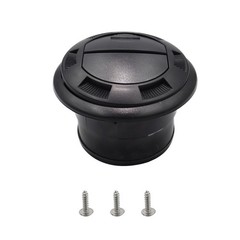 Closeable Diesel Heater Duct Vent Outlet Enhance Airflow Easy To Install Black
