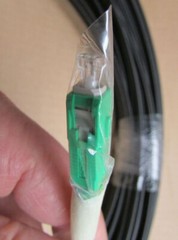 400′ Corning Fiber Patch Cables Singlemode, OptiTap® to SC/APC 434401EB4R2400F-P