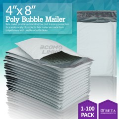 #000 4×8 (4×7) Poly Bubble Mailer Self Padded Envelope Bag 25,50,100,250,500 Pcs