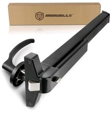 IRONWALLS Door Push Bar Panic Exit Device with Lever, For 27.5”-41” Doors