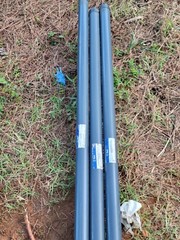 1 1/2″ PVC Coated Rigid Galvanized Conduit. BlackGuard Grey 1 1/2″x 10ft