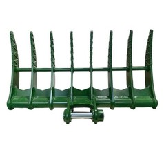JMA 48in Backhoe Brush Rake 6.5-9 Ton 45mm Pin-On Land Clearing Grapple Steel