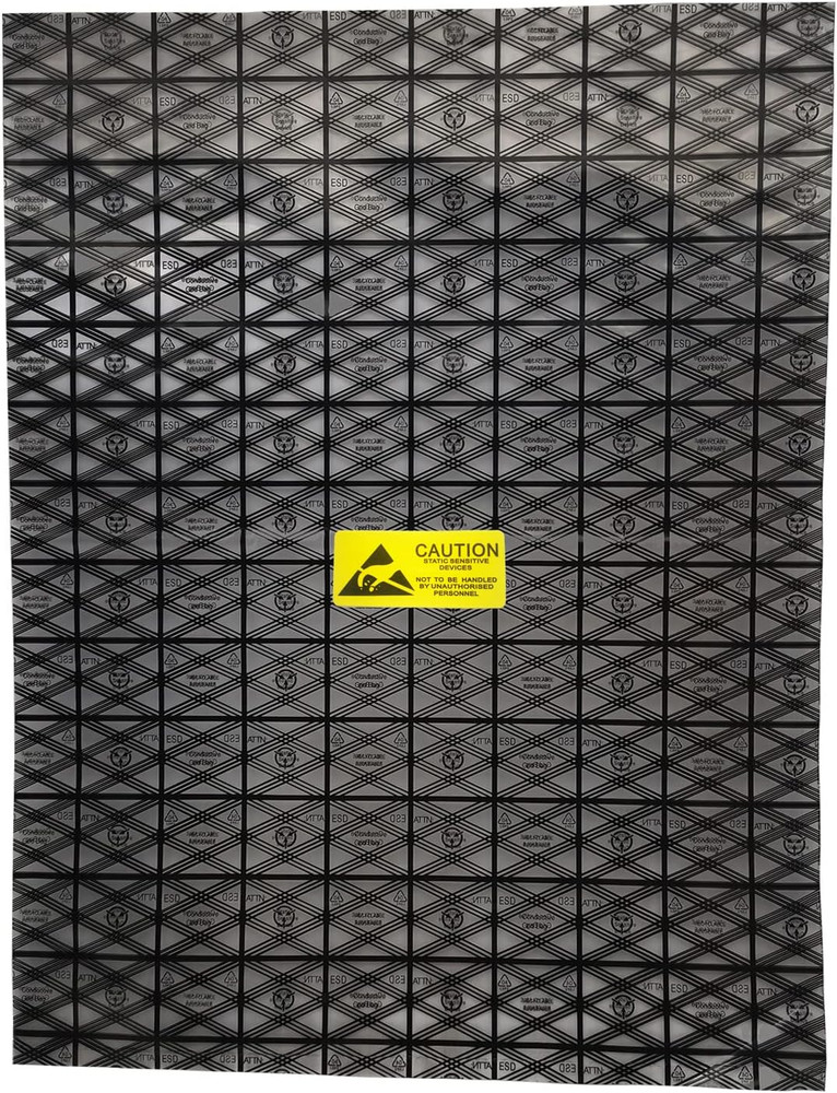 Open Top Antistatic Bag,10pcs 12X16in/30x40cm Large ESD Anti Static Bags for Mot