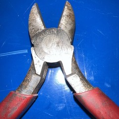 Vtg 1990s Klein Oblique Cutting 5” Plier W Stripping Notches Bell System D202-5