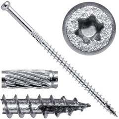 #8 Stainless Steel Finish Wood Screw – Exterior and Interior Use
