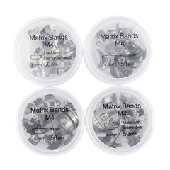 50Pcs Dental Matrix Bands With Hole Sectional Matrix Ring Fit Palodent V3 System