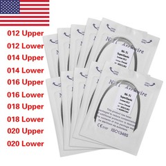 100PCS Dental Orthodontic Arch Wire Niti Round /Braces Bracket 022 Slot All st