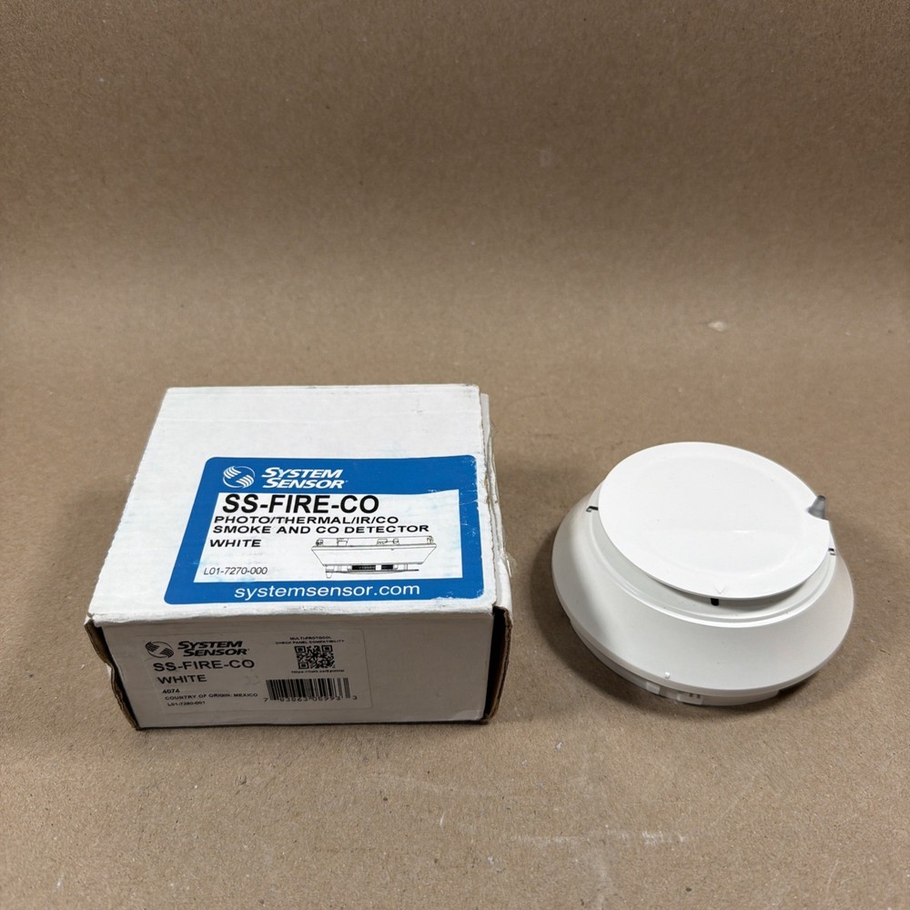 NEW🔥. System Sensor SS-FIRE-CO Smoke And cO Detector Photo Thermal