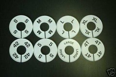 Clothing Round Rack Size Dividers Choose the sizes 100