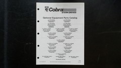 OMC Cobra Stern Drives Optional Equipment Parts Catalog 988550 1989